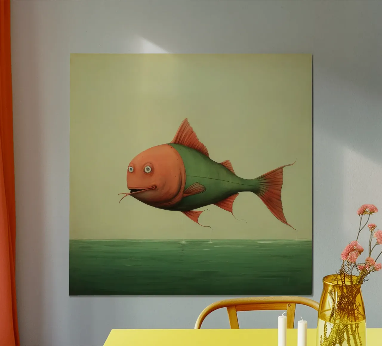 Pesce gatto minimo 2 poster da Minimal Animal Art