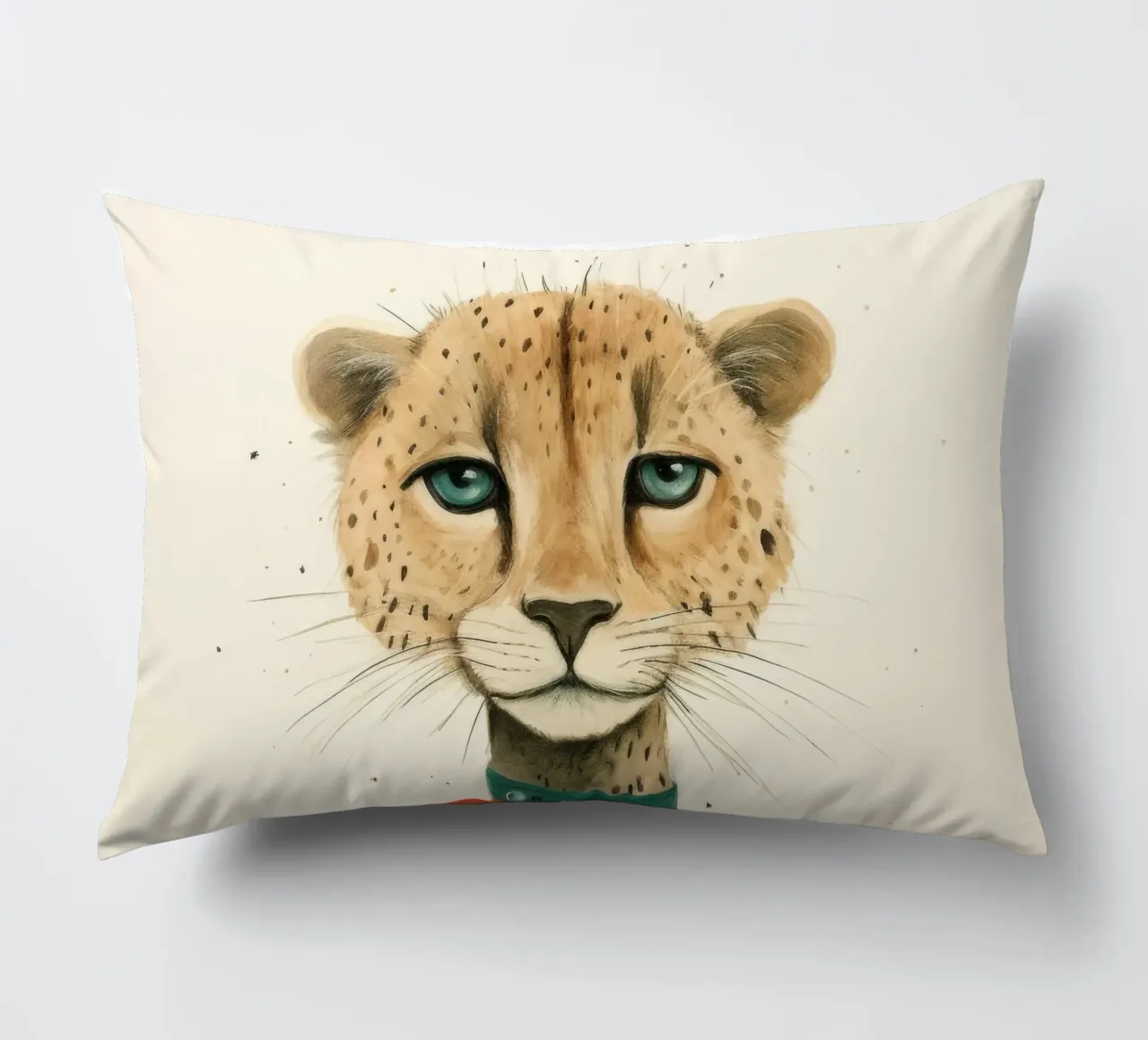 Minimal Cheetah 2 cuscino da Minimal Animal Art