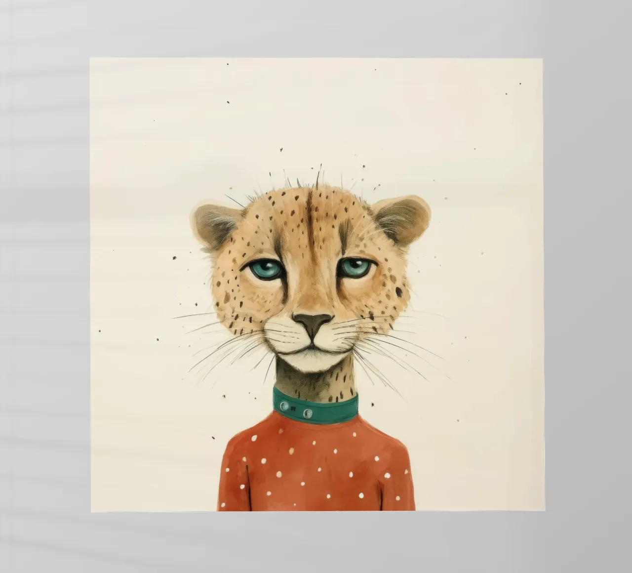 Minimal Cheetah 2 pellicola backlit da Minimal Animal Art