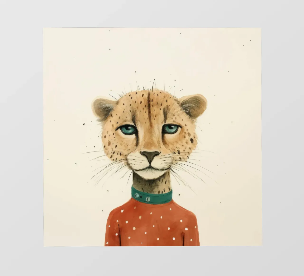 Minimal Cheetah 2 pellicola backlit da Minimal Animal Art