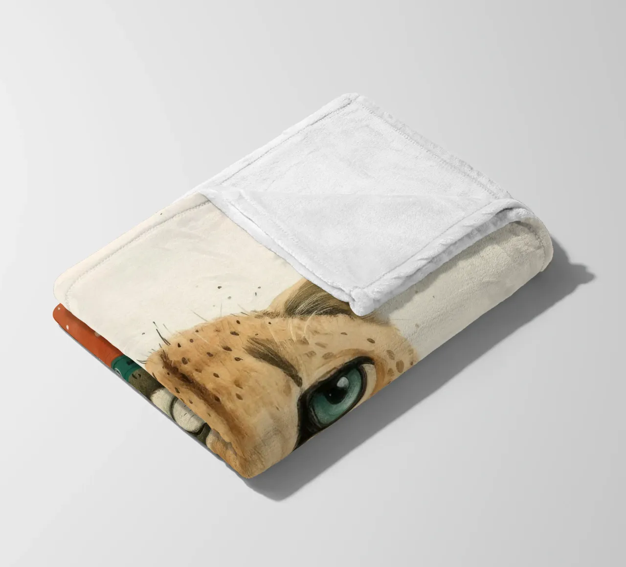 Minimal Cheetah 2 coperta in pile da Minimal Animal Art