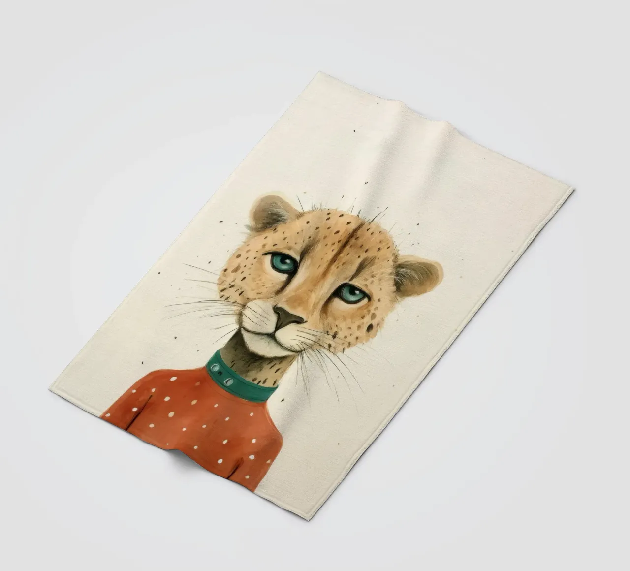 Minimal Cheetah 2 coperta in pile da Minimal Animal Art