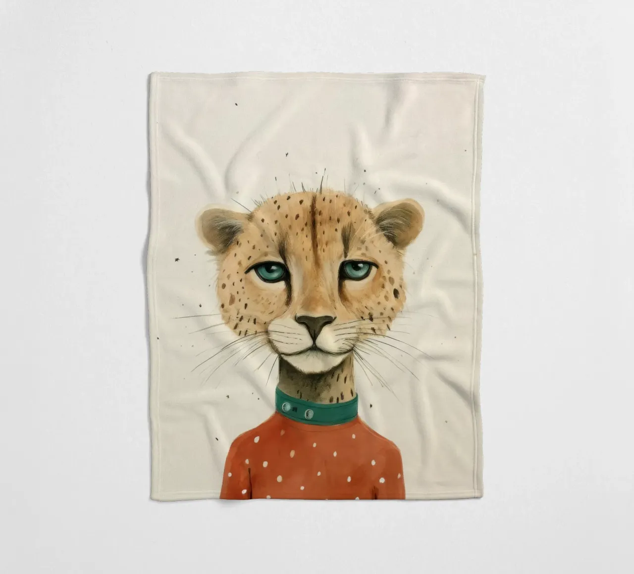 Minimal Cheetah 2 coperta in pile da Minimal Animal Art