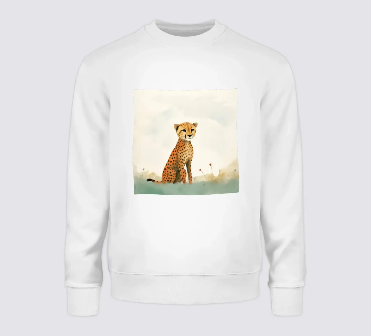 Ghepardo 3 Minimo felpa da Minimal Animal Art