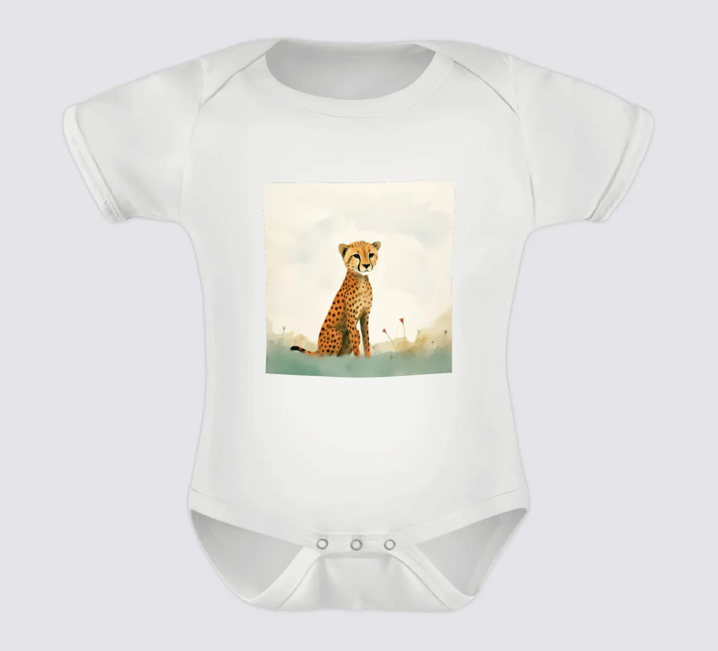 Minimal Cheetah body bébé de Minimal Animal Art