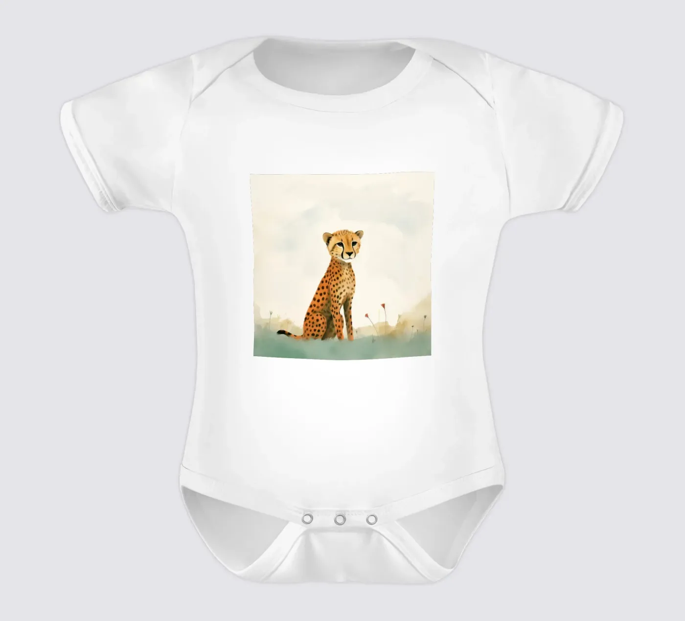 Minimal Cheetah body bébé de Minimal Animal Art