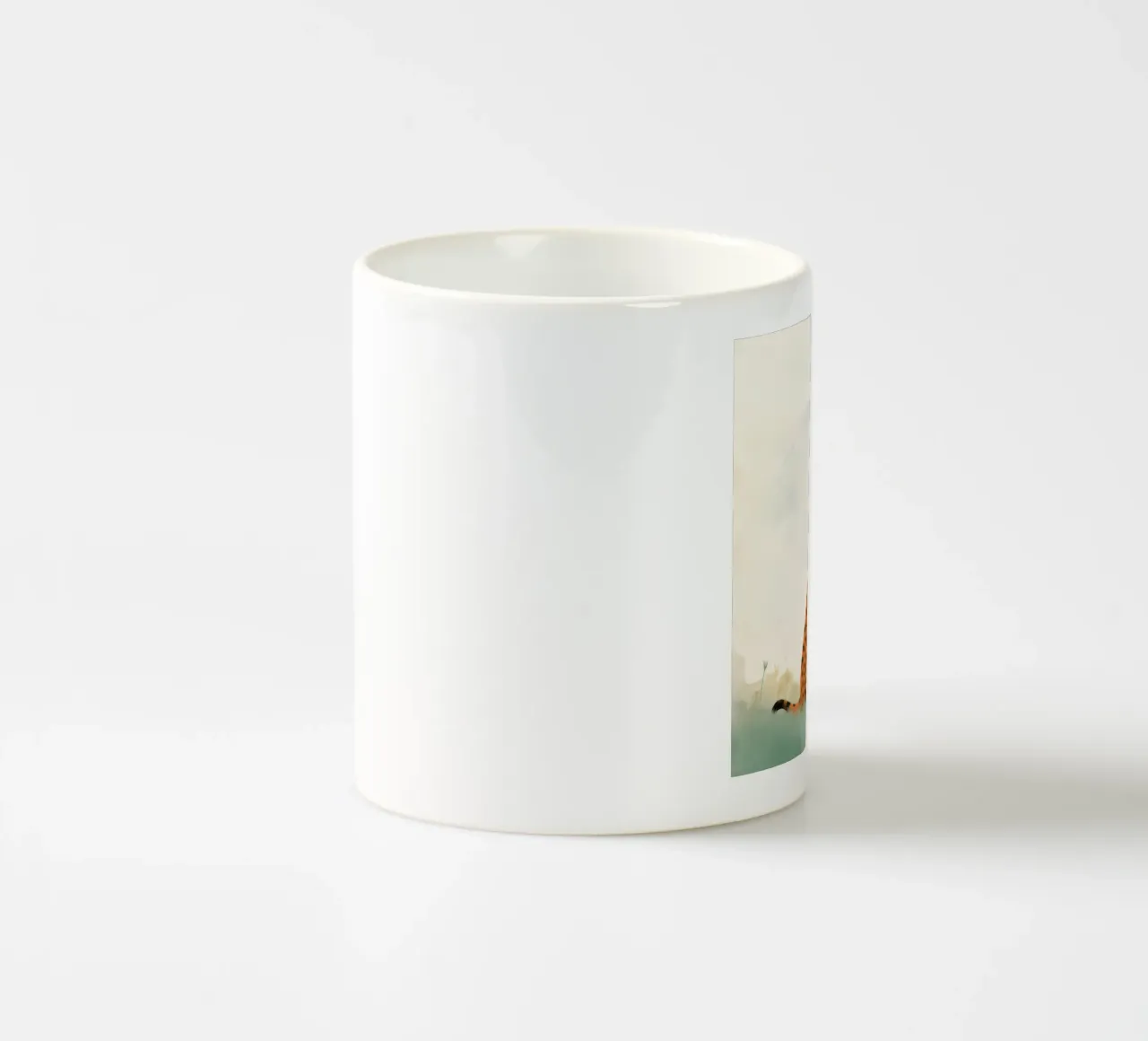 Ghepardo 3 Minimo tazza in ceramica da Minimal Animal Art