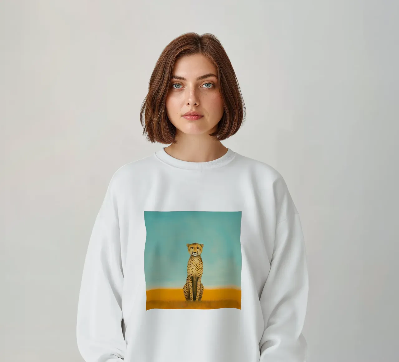 Ghepardo 4 Minimo felpa da Minimal Animal Art