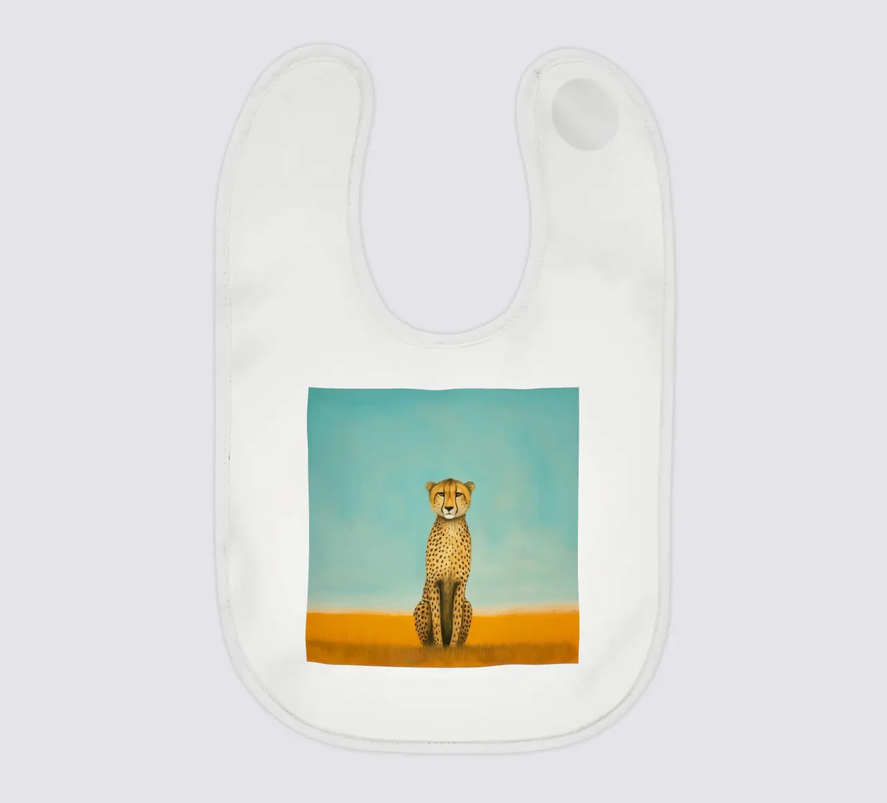 Gepard 4 Minimum Babylätzchen von Minimal Animal Art