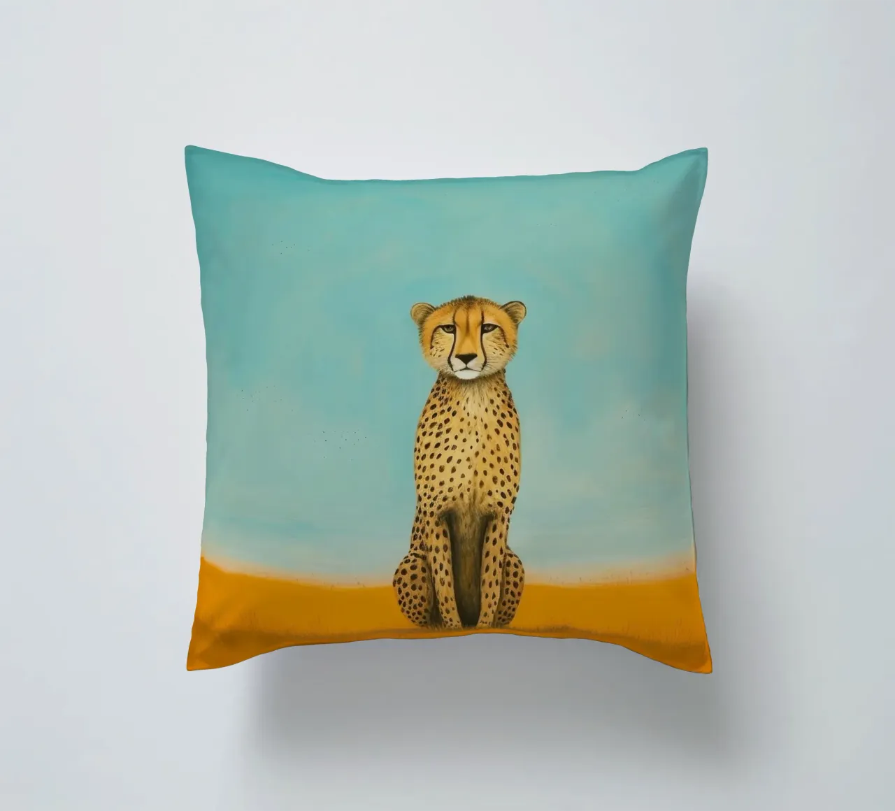 Ghepardo 4 Minimo cuscino da Minimal Animal Art