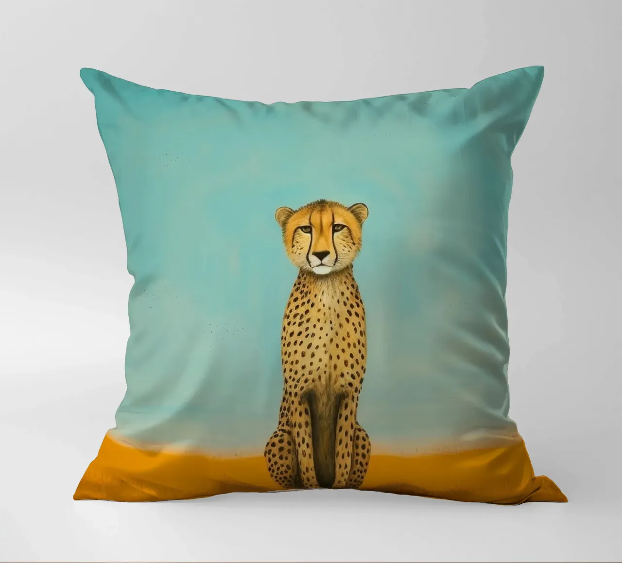 Ghepardo 4 Minimo cuscino da Minimal Animal Art