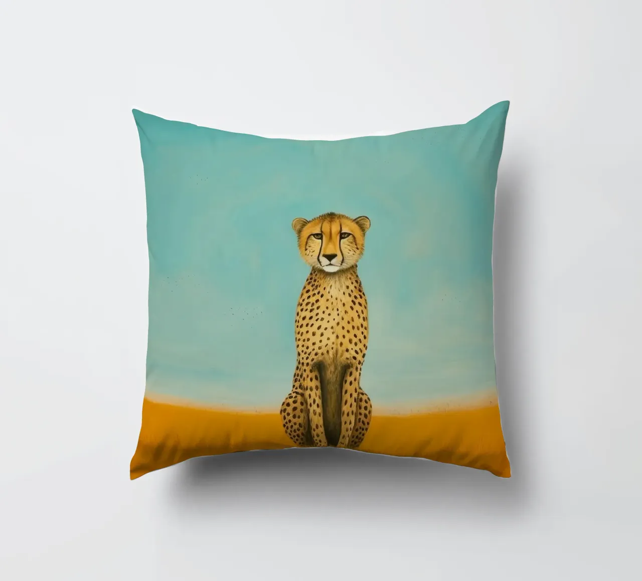 Ghepardo 4 Minimo cuscino da Minimal Animal Art