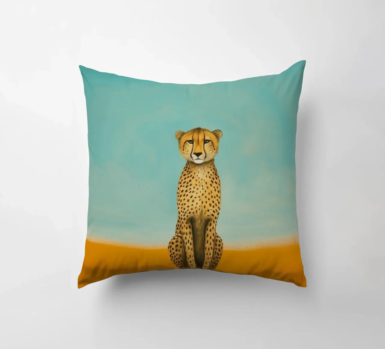 Ghepardo 4 Minimo cuscino da Minimal Animal Art