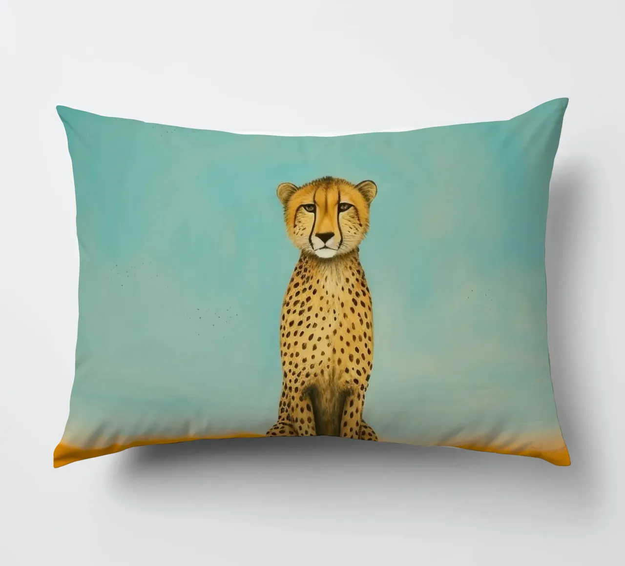 Ghepardo 4 Minimo cuscino da Minimal Animal Art