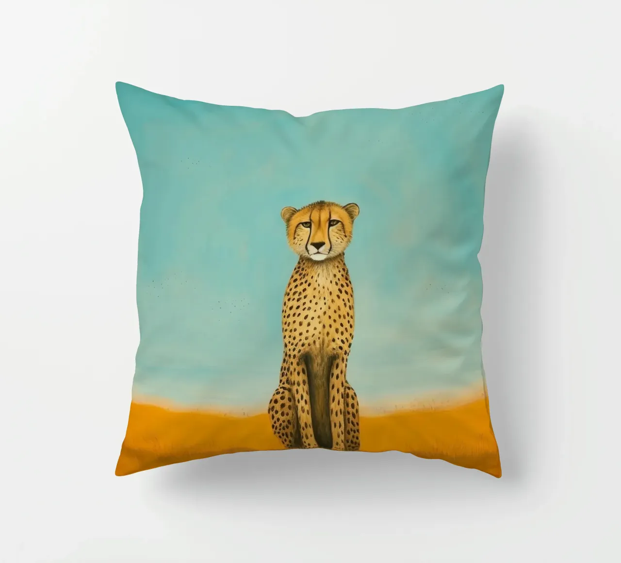 Ghepardo 4 Minimo cuscino da Minimal Animal Art