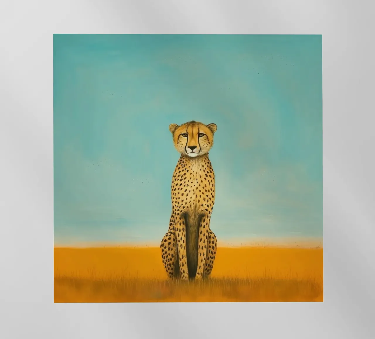 Ghepardo 4 Minimo pellicola backlit da Minimal Animal Art