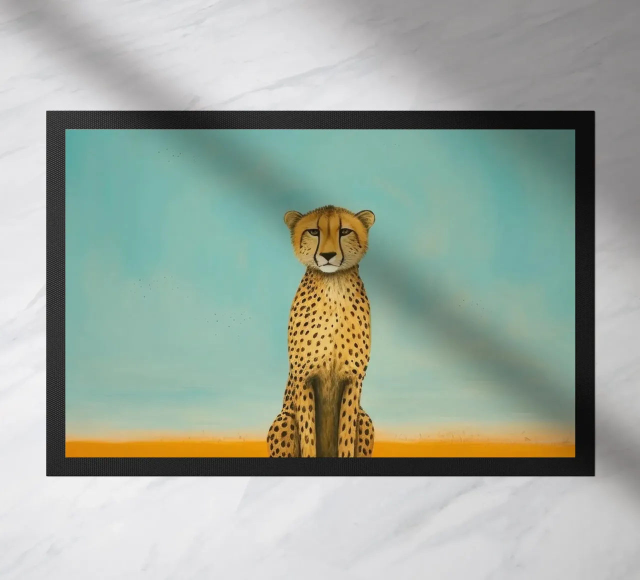 Ghepardo 4 Minimo zerbino da Minimal Animal Art