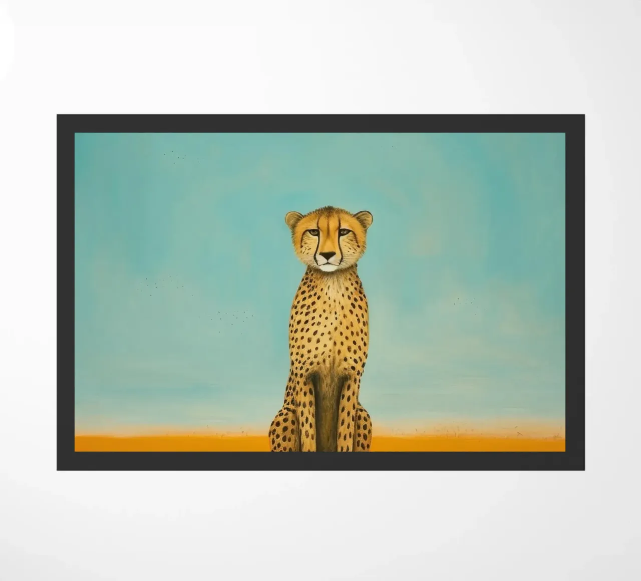 Ghepardo 4 Minimo zerbino da Minimal Animal Art