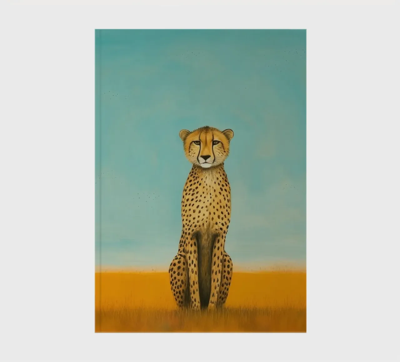 Ghepardo 4 Minimo diario da Minimal Animal Art