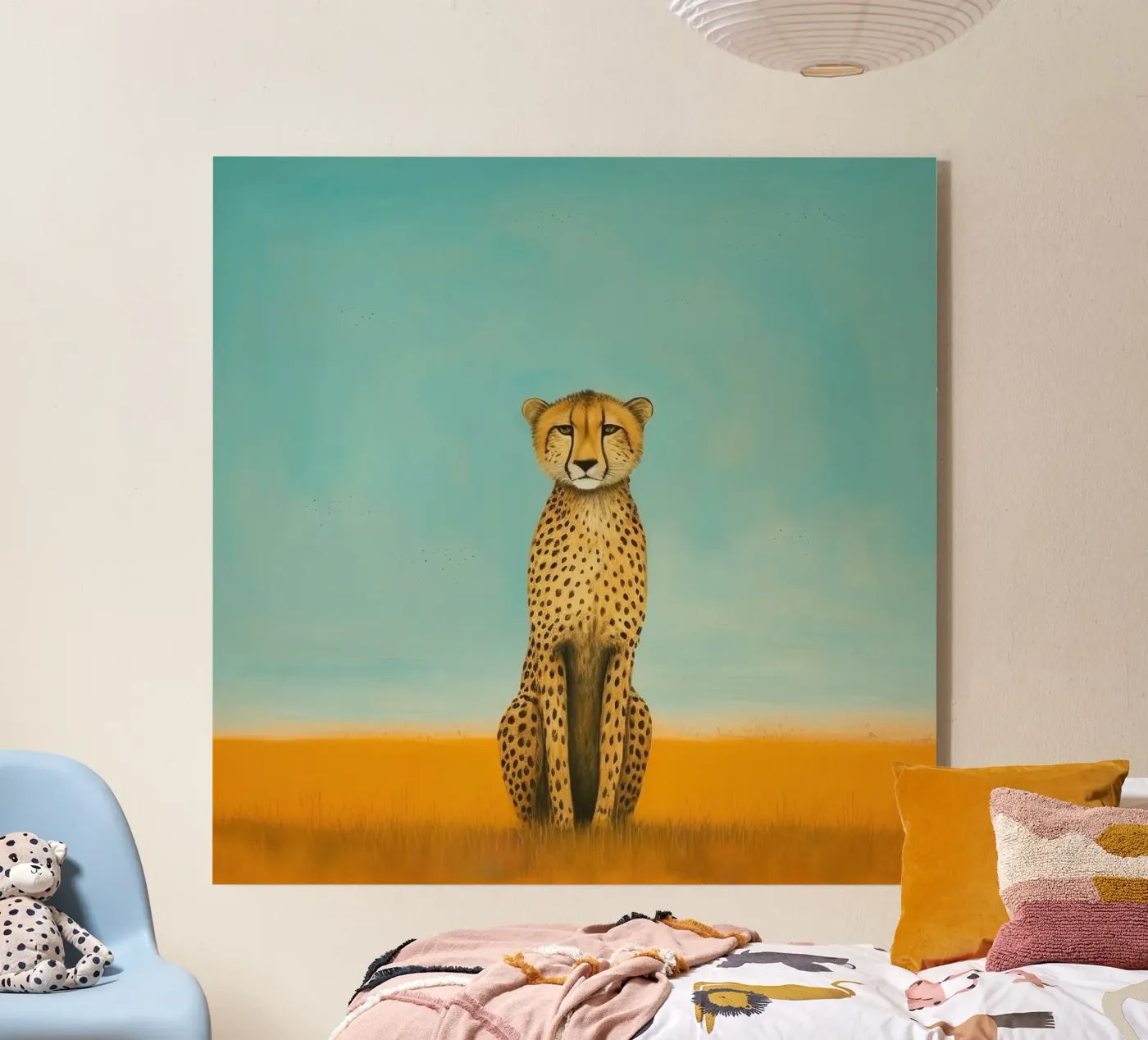 Minimal Cheetah plexiglass da Minimal Animal Art