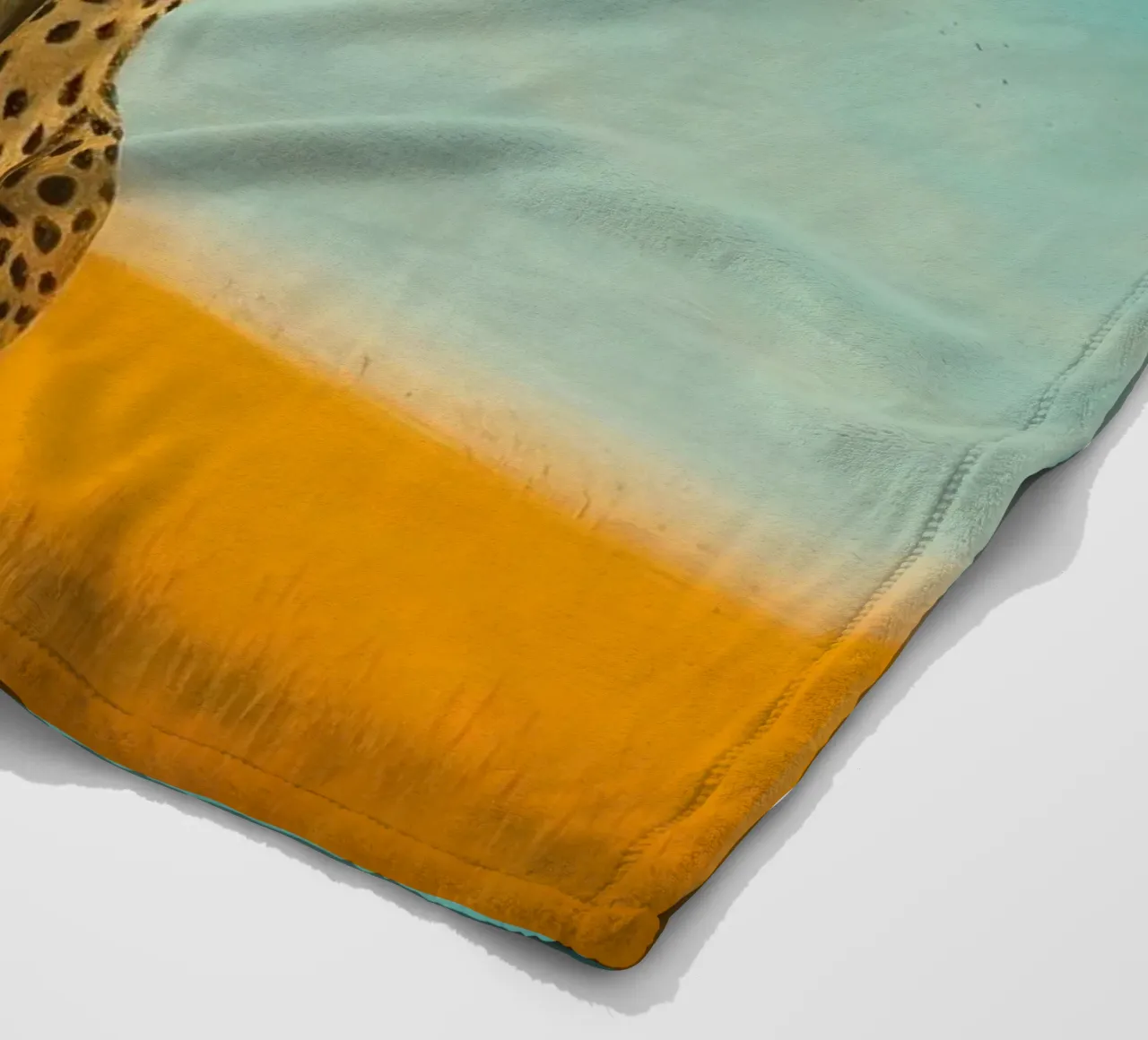 Cheetah 4 Minimum Fleecedecke von Minimal Animal Art