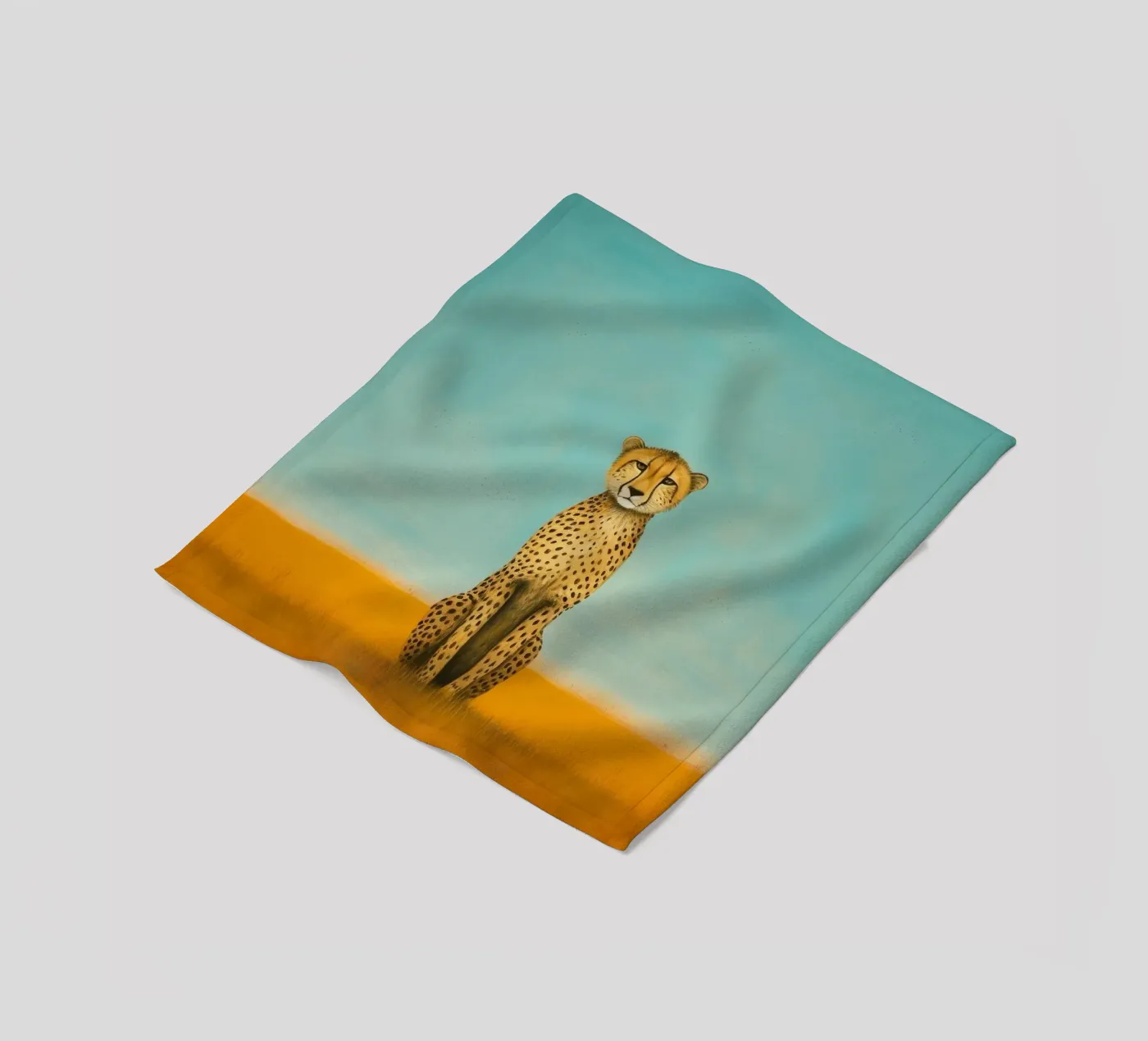 Minimal Cheetah plaid polaire de Minimal Animal Art