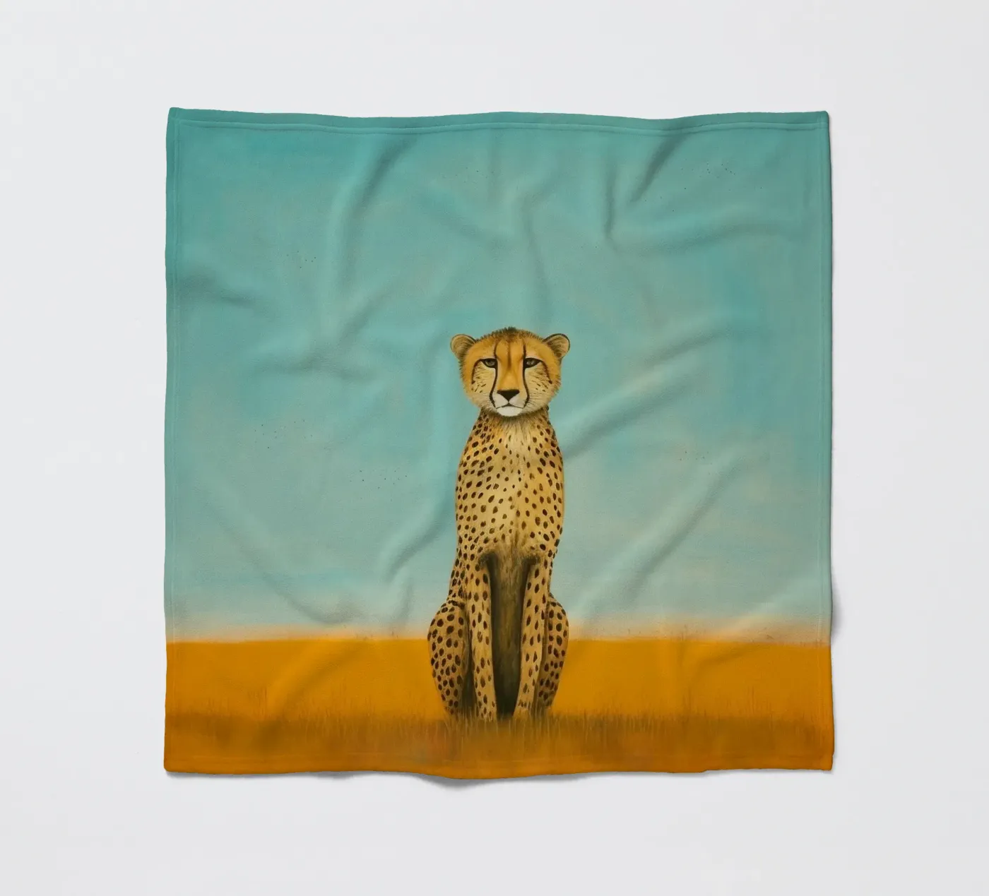 Minimal Cheetah plaid polaire de Minimal Animal Art
