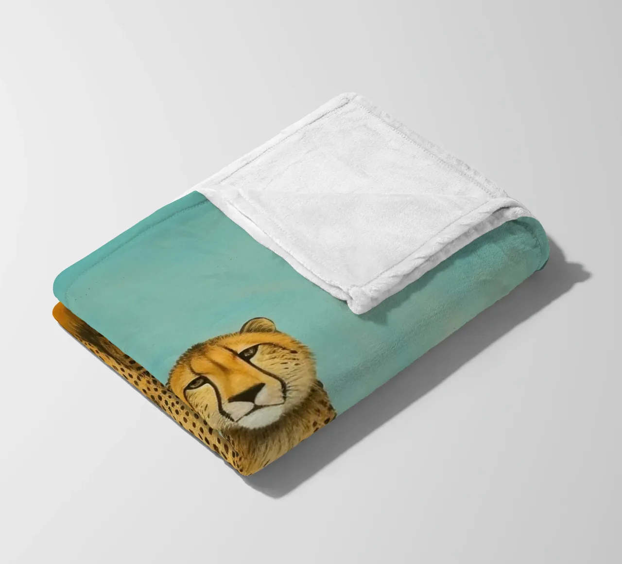 Ghepardo 4 Minimo coperta in pile da Minimal Animal Art