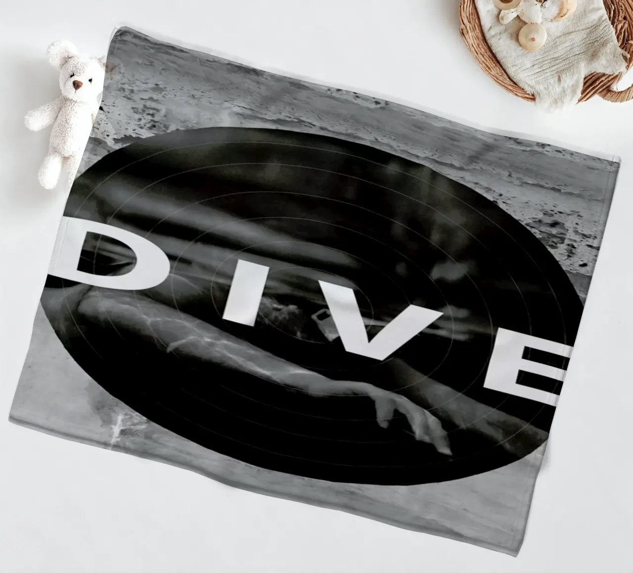 Dive Fleecedecke von Nicolas Messaritis