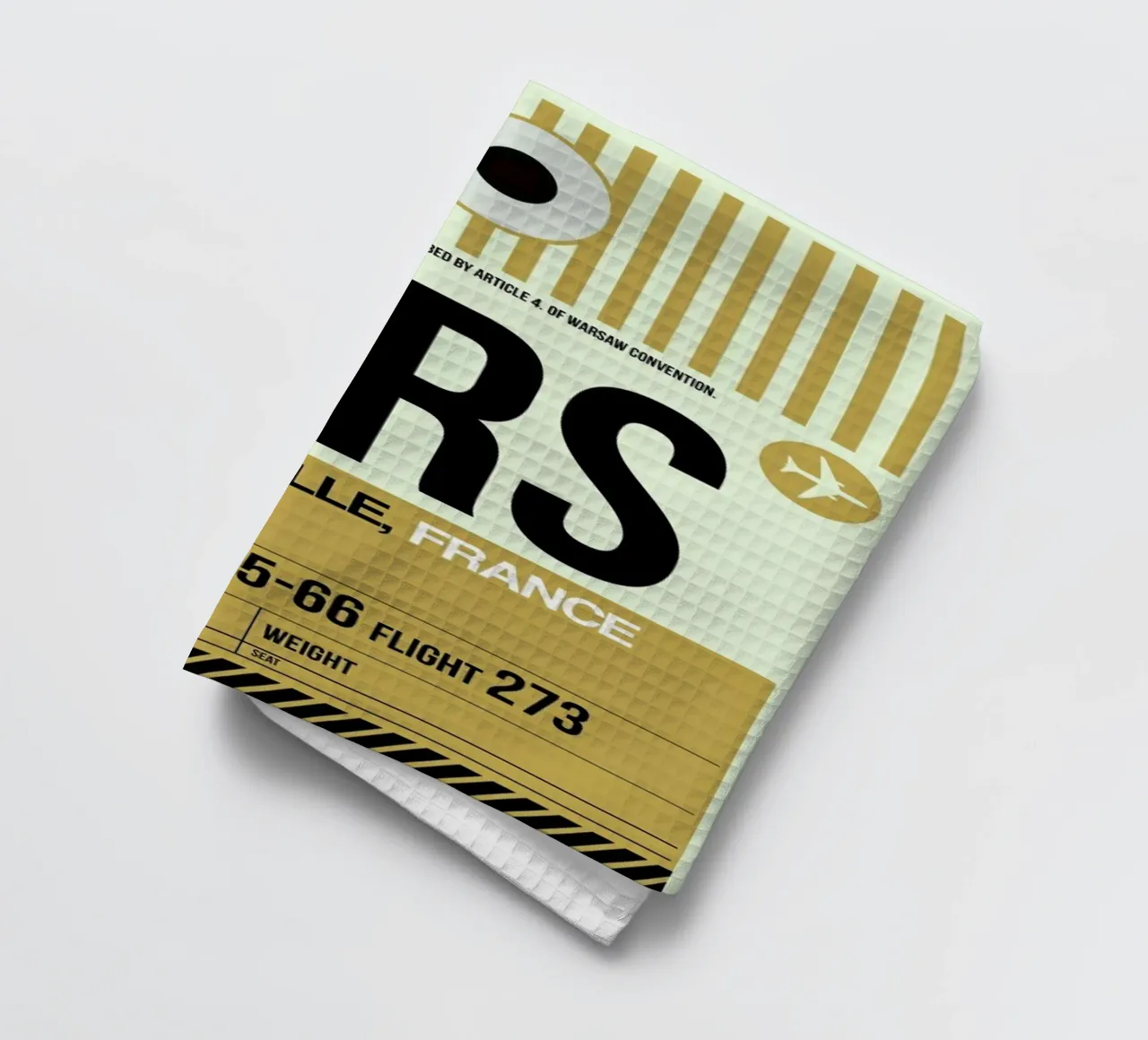 MRS - Marseille tea towel by Naxart