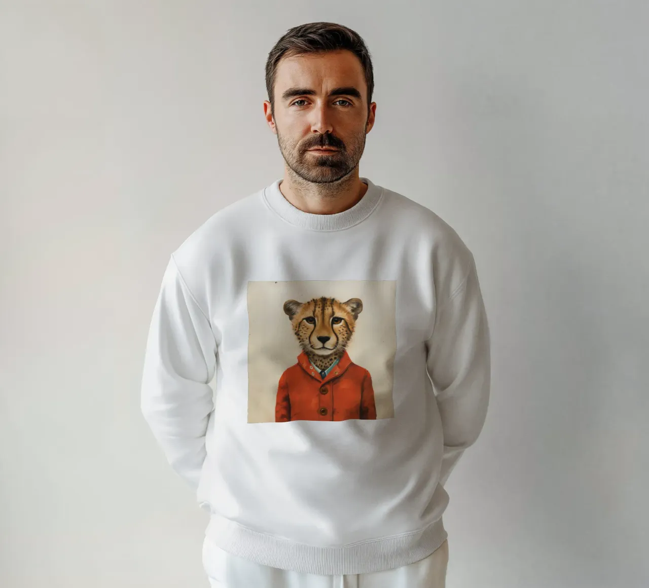 Ghepardo 1 Minimo felpa da Minimal Animal Art