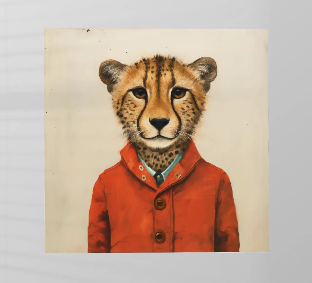 Ghepardo 1 Minimo pellicola backlit da Minimal Animal Art