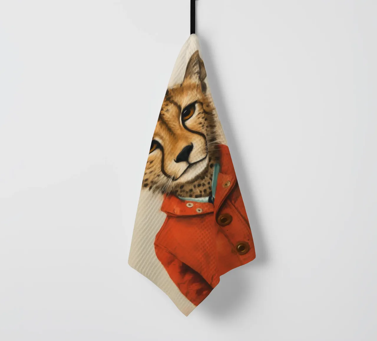 Guépard 1 Minimum torchon de Minimal Animal Art