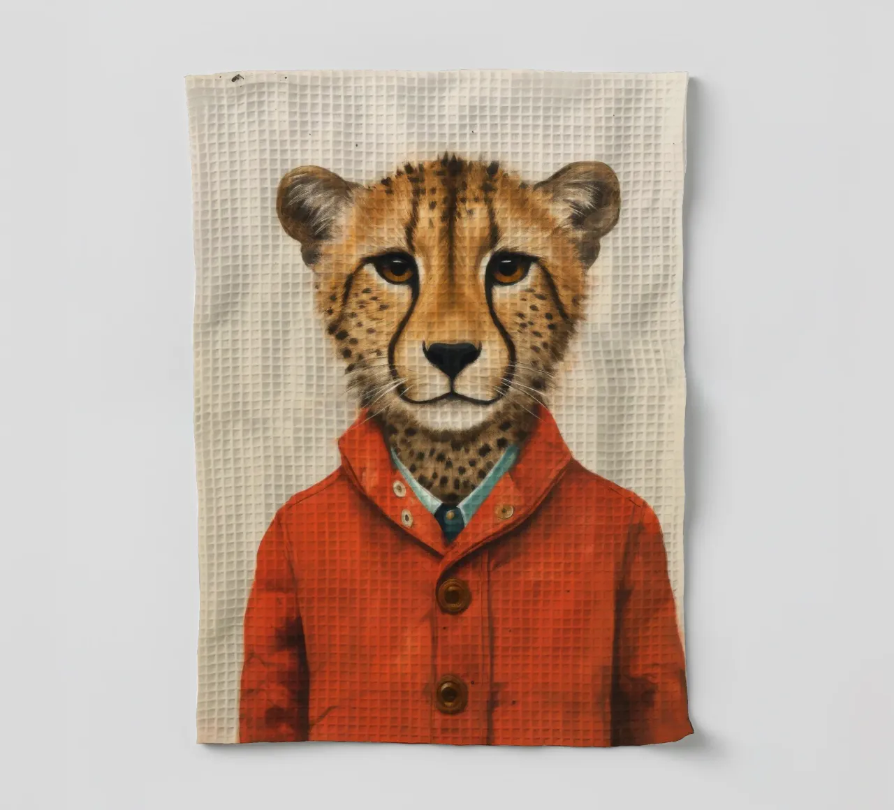 Guépard 1 Minimum torchon de Minimal Animal Art