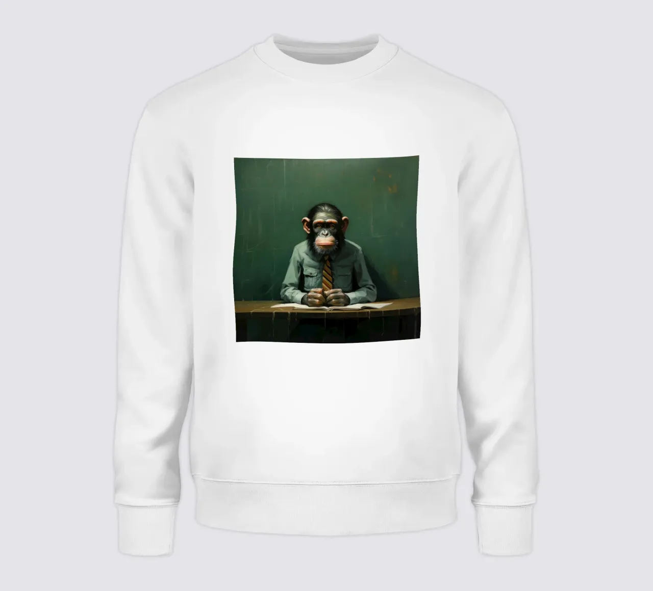 Scimpanzé minimo 2 felpa da Minimal Animal Art