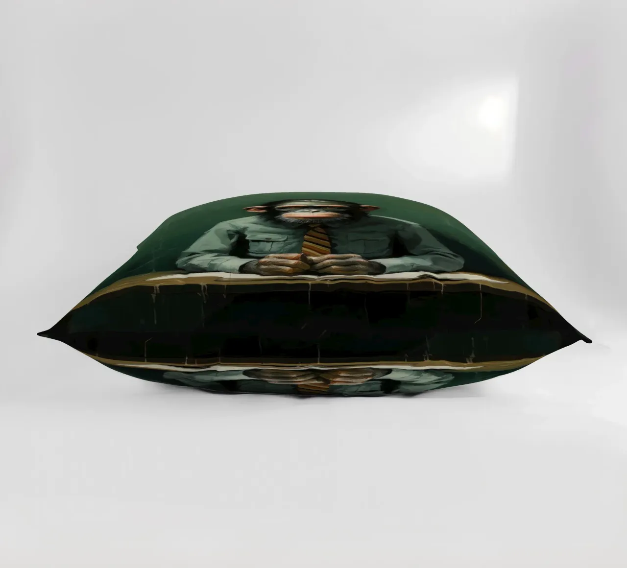 Scimpanzé minimo 2 cuscino da Minimal Animal Art