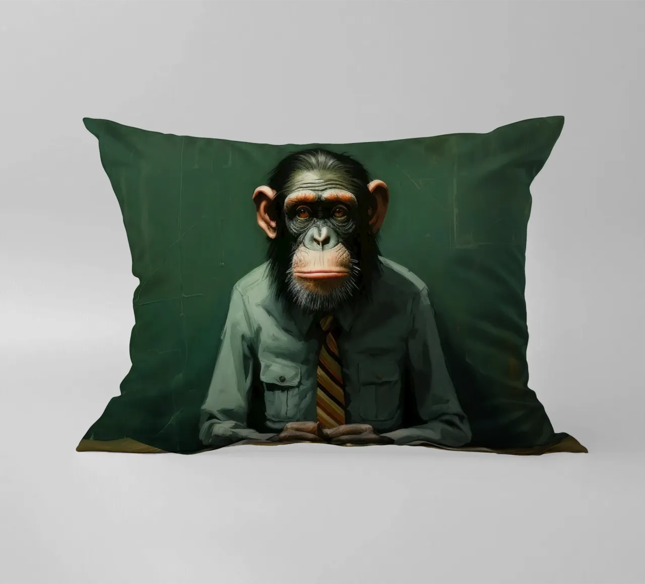 Scimpanzé minimo 2 cuscino da Minimal Animal Art