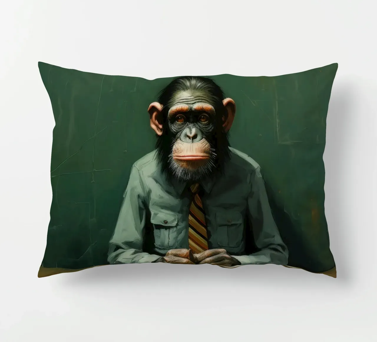 Scimpanzé minimo 2 cuscino da Minimal Animal Art