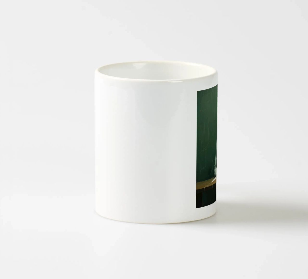Scimpanzé minimo 2 tazza in ceramica da Minimal Animal Art