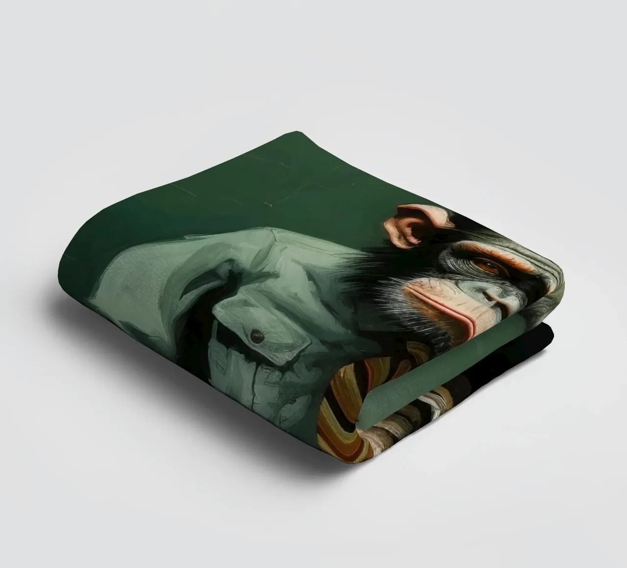 Scimpanzé minimo 2 asciugamano da bagno da Minimal Animal Art