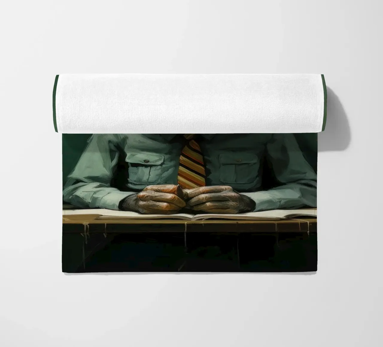 Scimpanzé minimo 2 telo mare da Minimal Animal Art