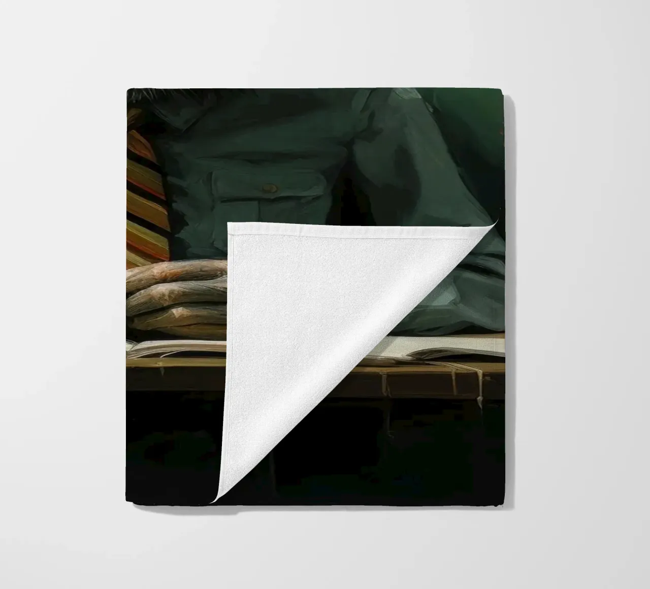 Scimpanzé minimo 2 telo mare da Minimal Animal Art