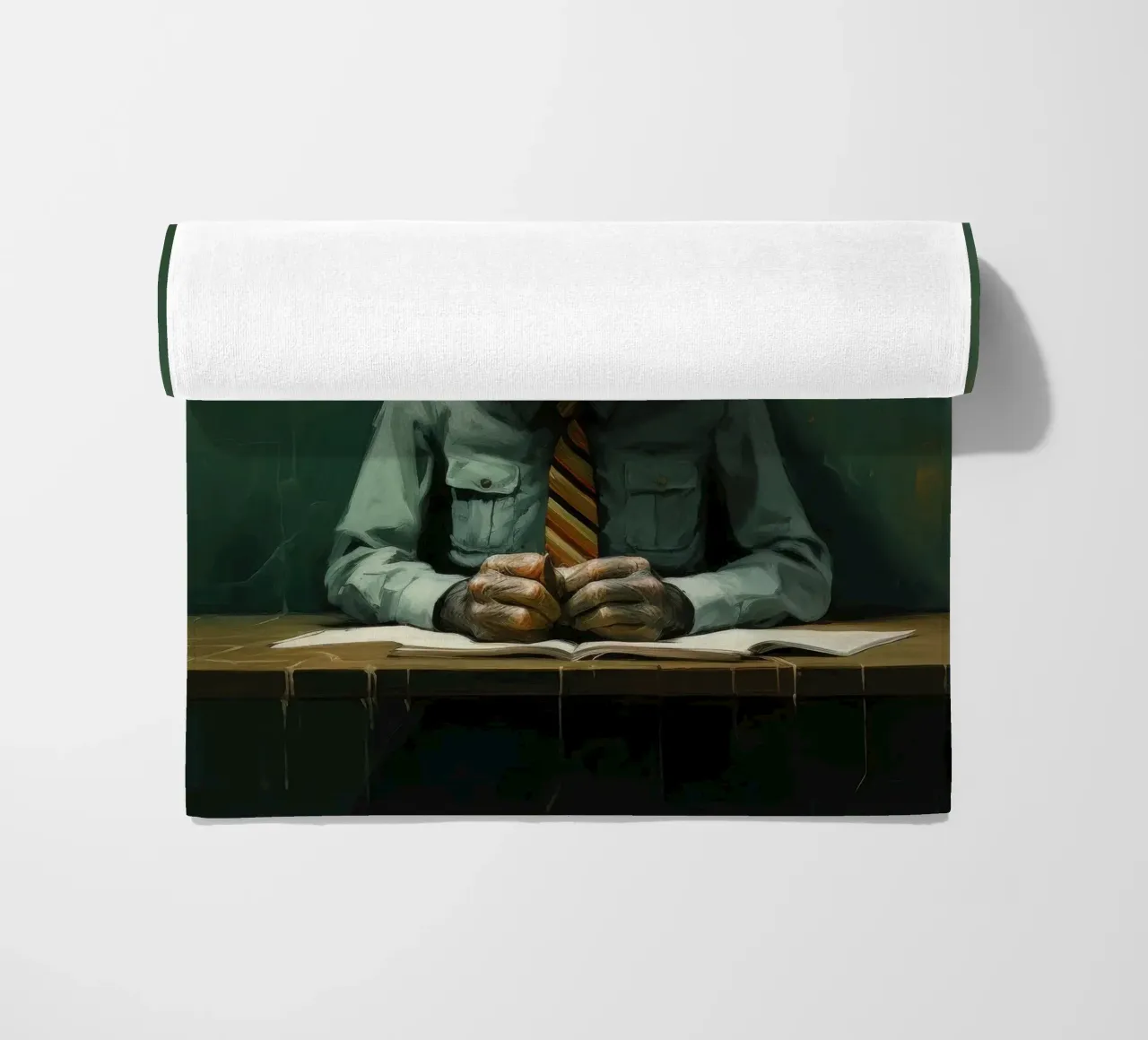 Scimpanzé minimo 2 telo mare da Minimal Animal Art