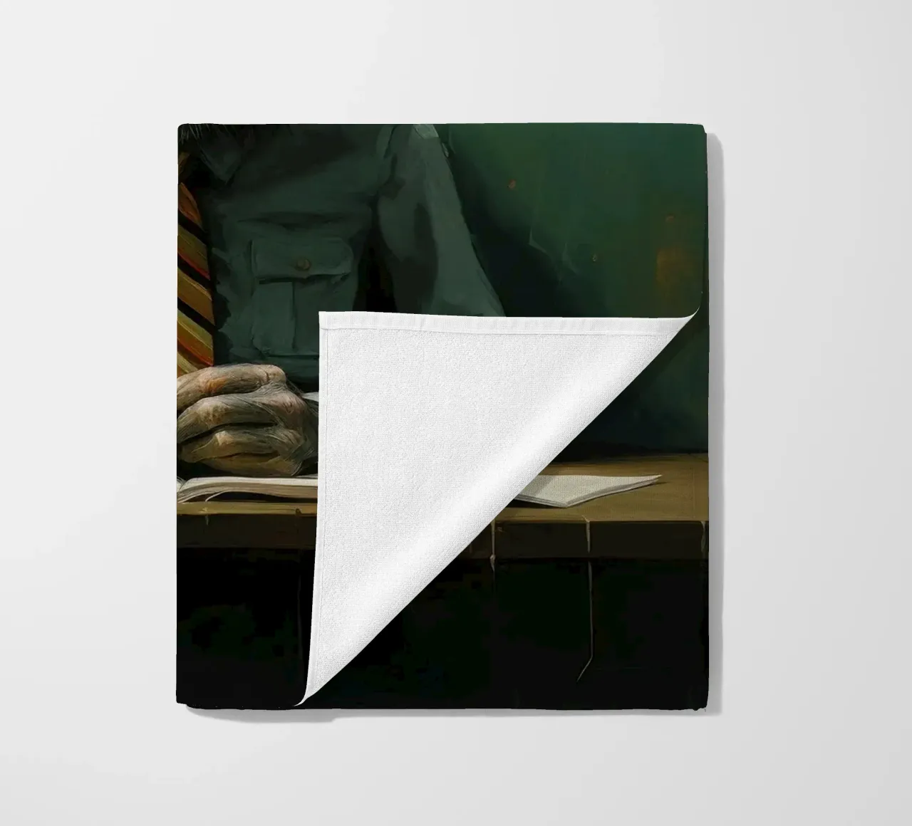 Scimpanzé minimo 2 telo mare da Minimal Animal Art