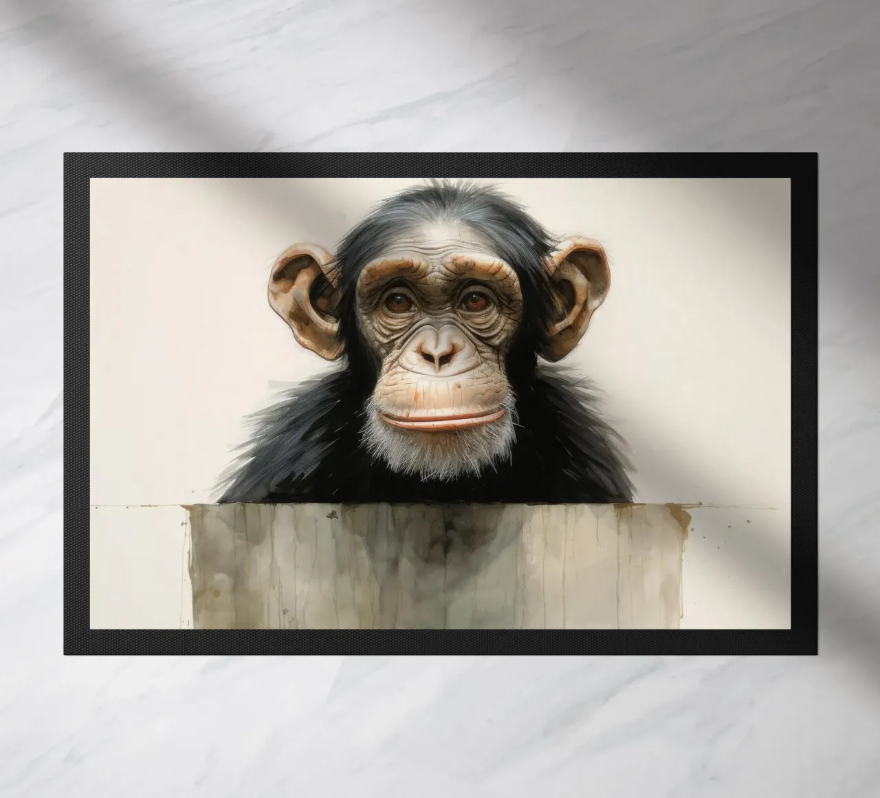 Scimpanzé minimo 3 zerbino da Minimal Animal Art