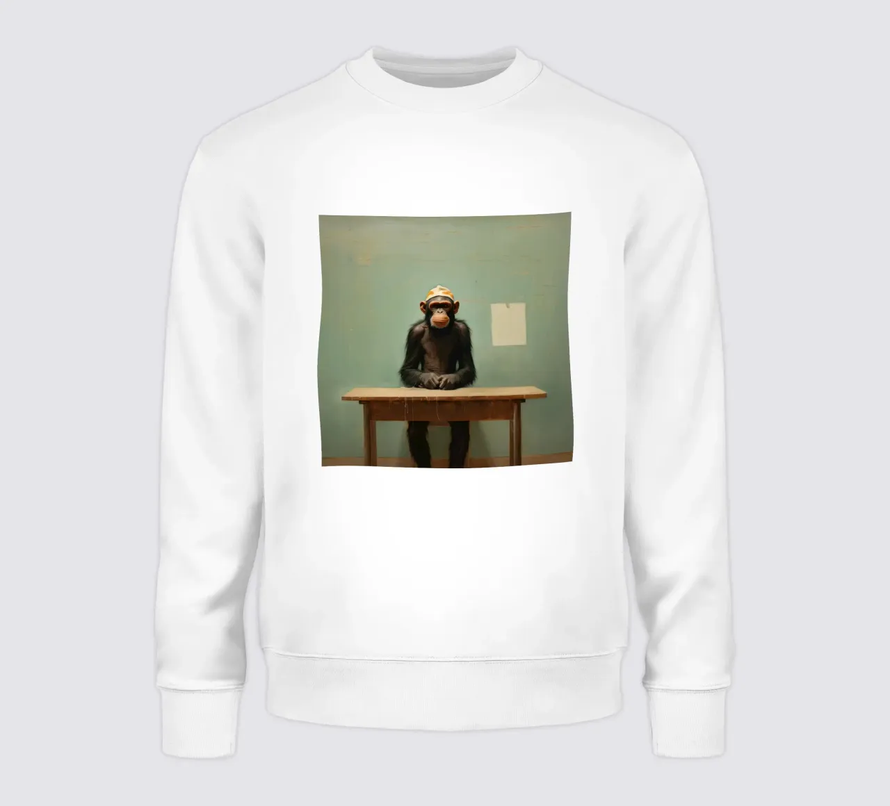Chimpanzé minimal 4 sweat de Minimal Animal Art