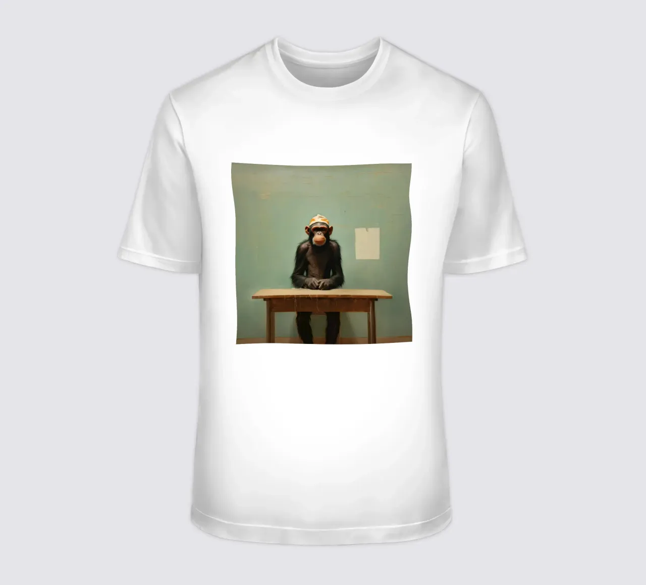 Minimal Chimpanzee 4 t-shirt by Minimal Animal Art