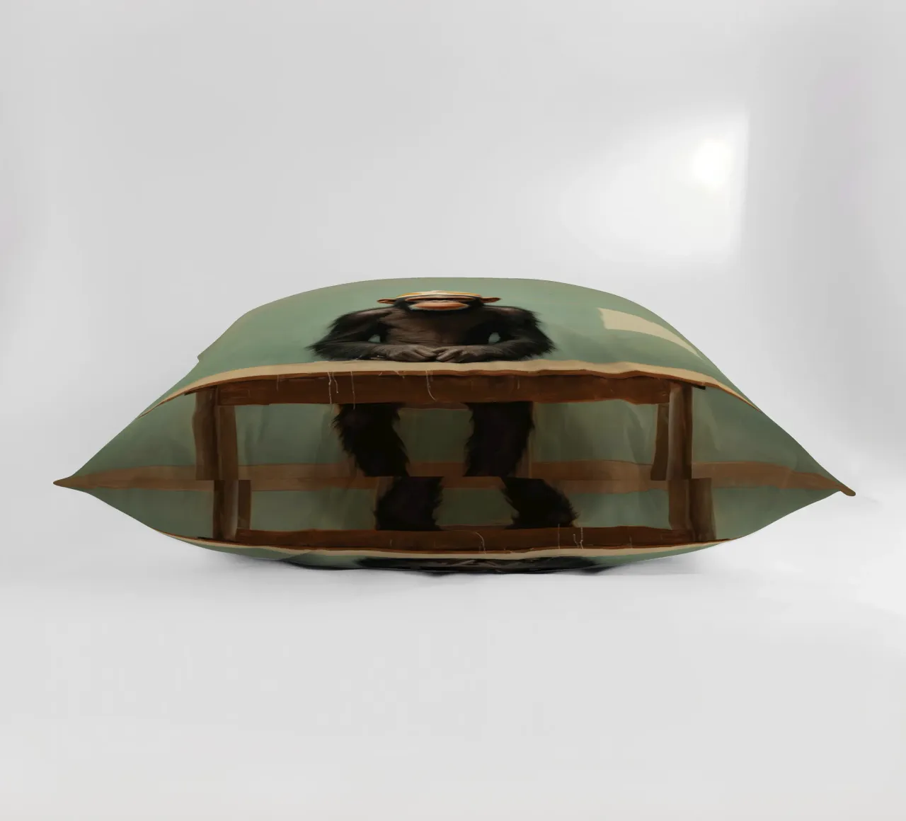 Scimpanzé minimo 4 cuscino da Minimal Animal Art