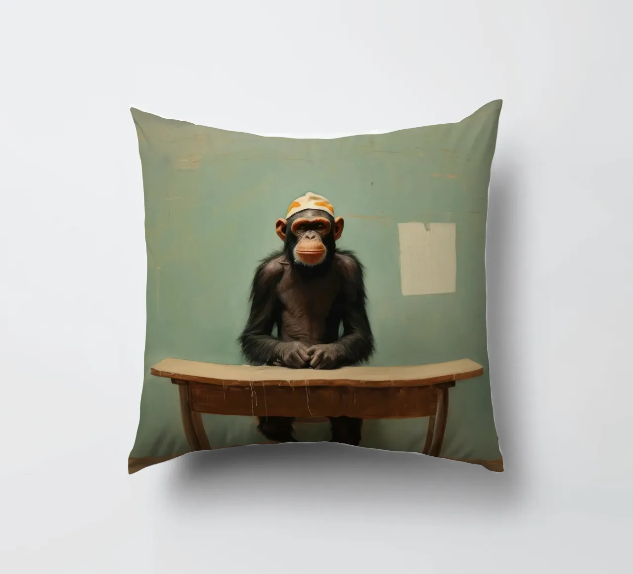 Scimpanzé minimo 4 cuscino da Minimal Animal Art
