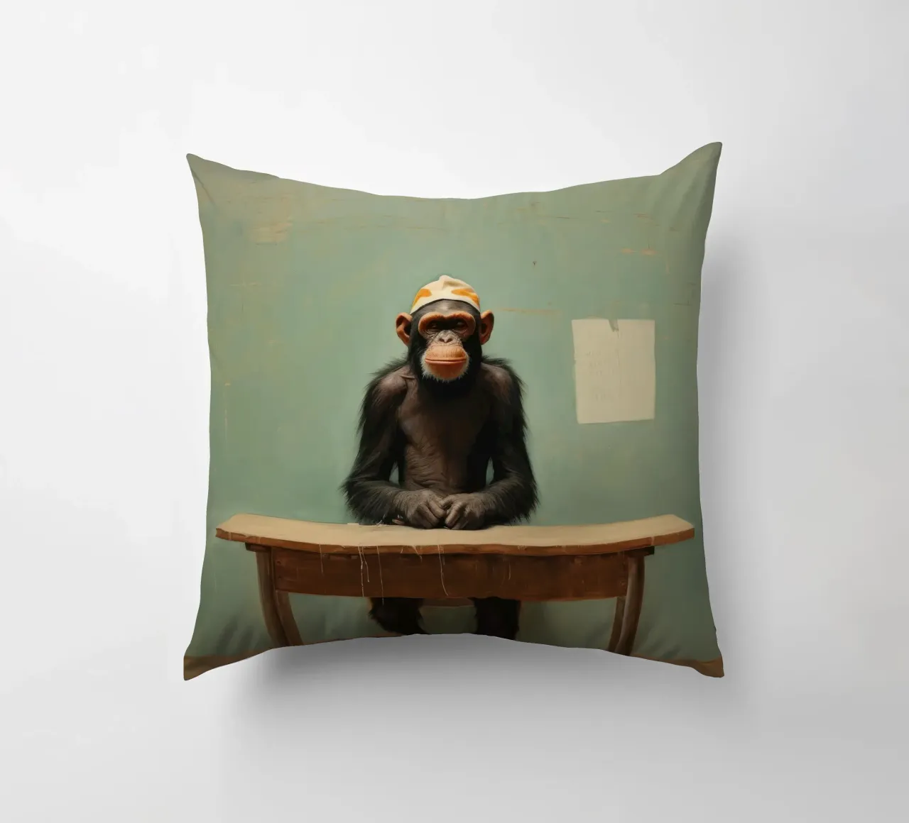Scimpanzé minimo 4 cuscino da Minimal Animal Art